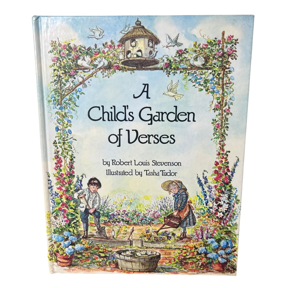 A Childs Garden of Verses Robert Louis Stevenson Art By Tasha Tudor Kids Book HC